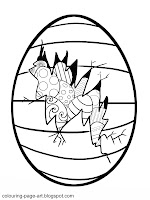 Eggception Easter Egg Colouring Page