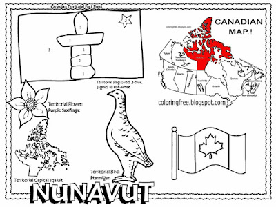 Ptarmigan bird country existence Canadian wildlife image Iqualuit City Nunavut Canada coloring pages