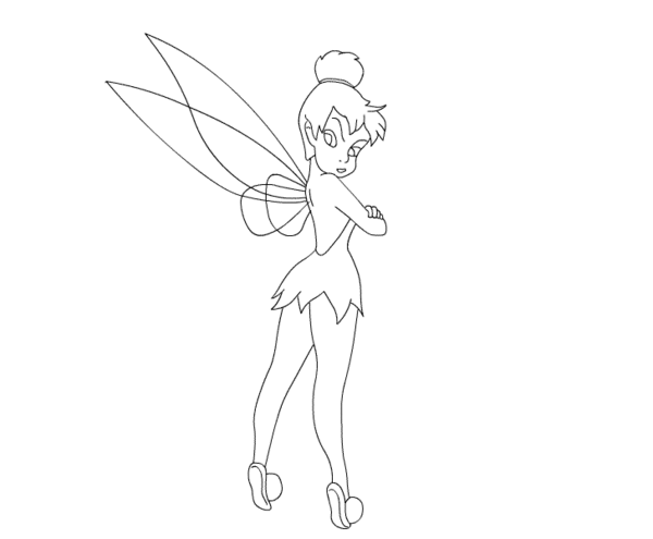 printable coloring pages tinkerbell