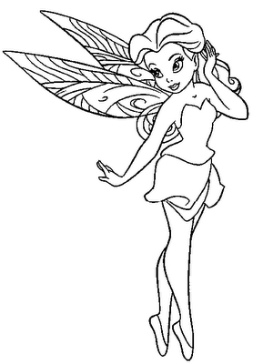 printable fairy coloring pages