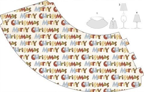 Merry Christmas: Free Printable Cup Marker.