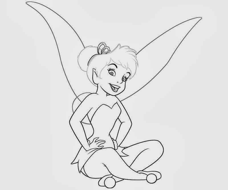 printable coloring pages tinkerbell