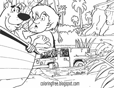 Bleak quagmire Shaggy Scooby Doo drawing swap monster coloring book pages haunted ghostly marshland